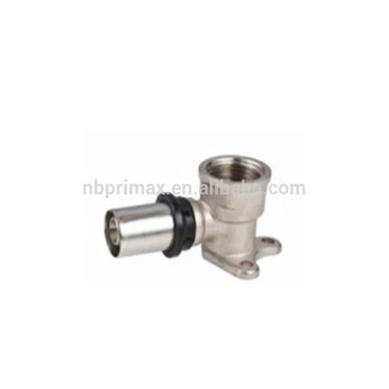 Wholesale press Fitting TH type/Wallplate Elbow Female/Brass Pipe Fitting