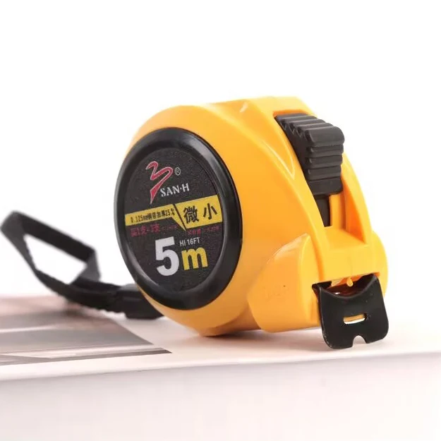 Direct Factory Sale Plastic Case Steel Tape Measure 3M/5M/7.5M Stainless Blade Ruler with Metric & Meter System Stainless Steel