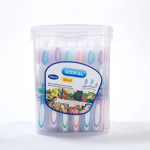 OEM Wholesale Adult Plastic Toothbrush with Soft Spiral Cover Biodegradable Nylon Bristles for Oral Hygiene Made in China