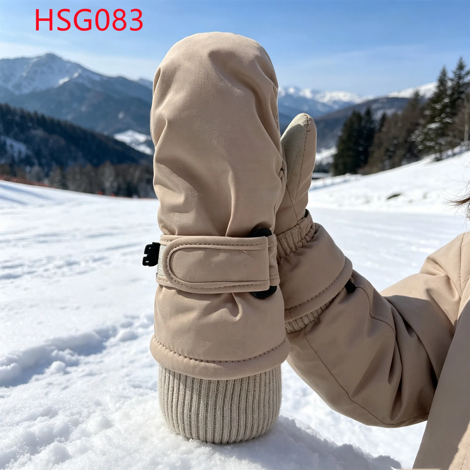 LXG,professional Mountain Guides Precision Feel Ski Gloves Ice Fishing Outdoor Prevents Cold Drafts Kids Snow Gloves HSG083