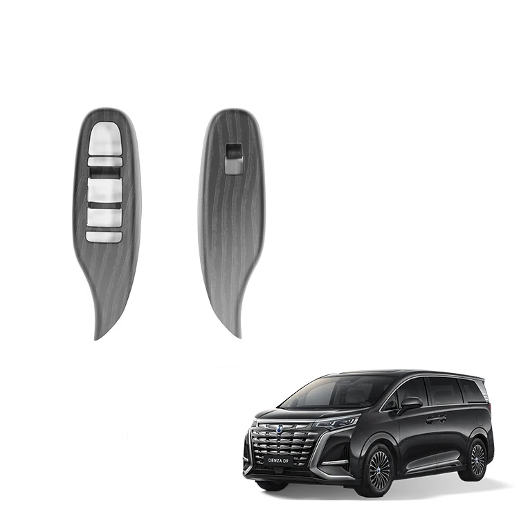 Car Armrest Window Rises Cover For Denza D9 Window Switch Panel Cover Trim Decorative Trims Accessories