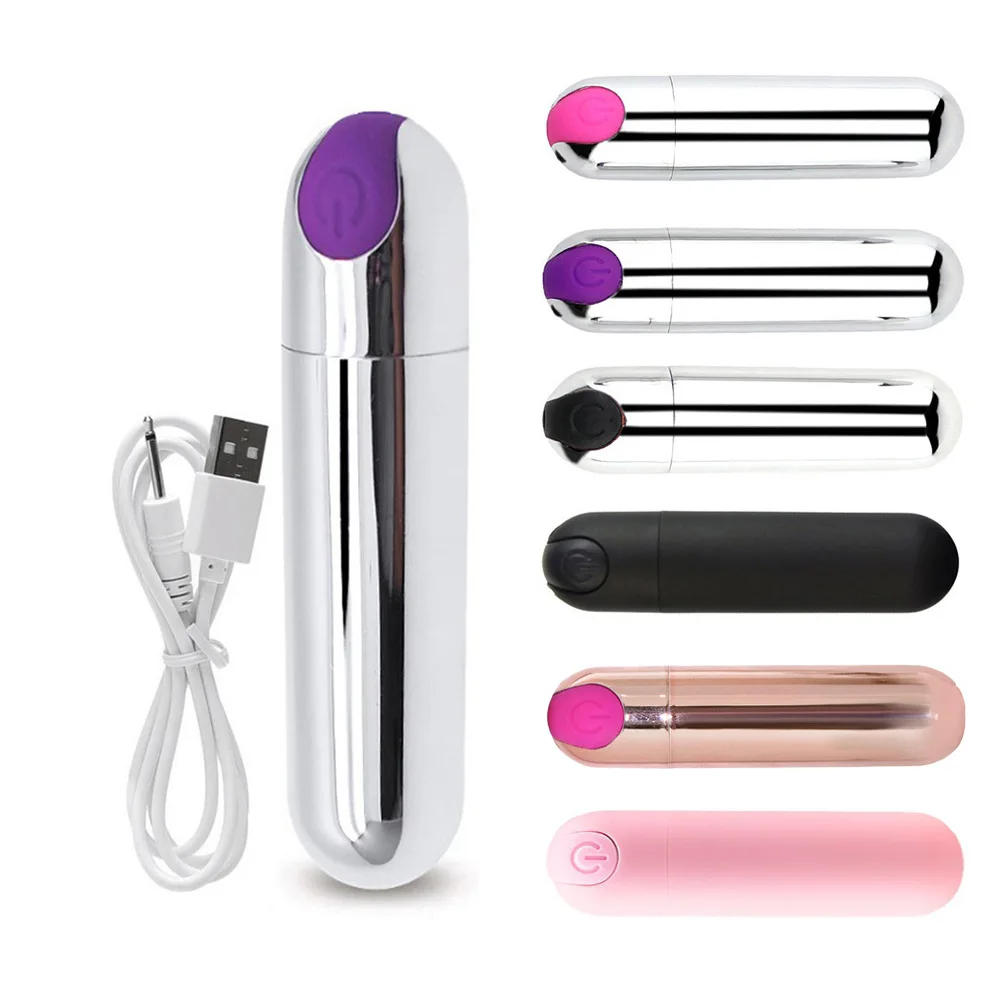 Amoura clitoral and vaginal bullet vibrator in pink, purple, and black color options