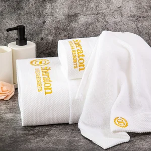 CHENHONG 100% Cotton Woven Solid Color Eco-Friendly Hypoallergenic Hotel Bathroom Towels for Face Hand Bath Use