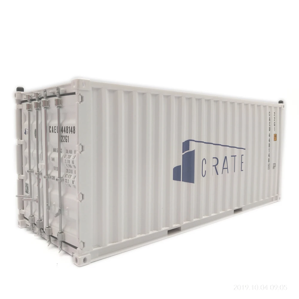 【A】30cm 1:20 Crate Logistics mini container container scale model O.A.S ship model