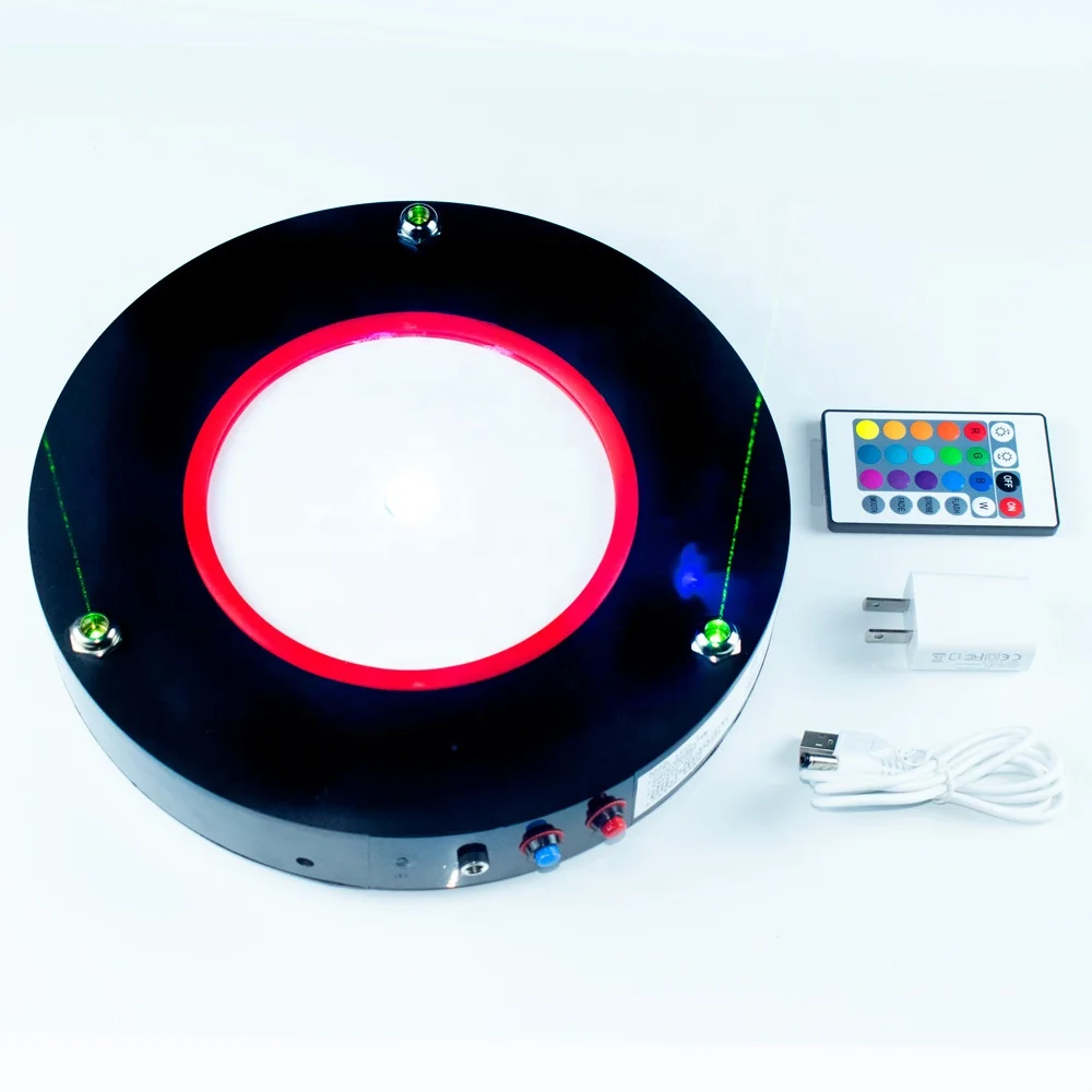 Colorful LED Laser Base Lamp for Club/Bar/Wine Display Shisha Hookah Remote Control Lacquer Finish Light Base