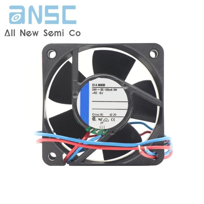 Original Axial flow fan 614NHHR 24V 3W 60*60*25mm 6850RPM Inverter fan