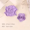 B4r-a-3-1 light purple-one self-adhesive rose