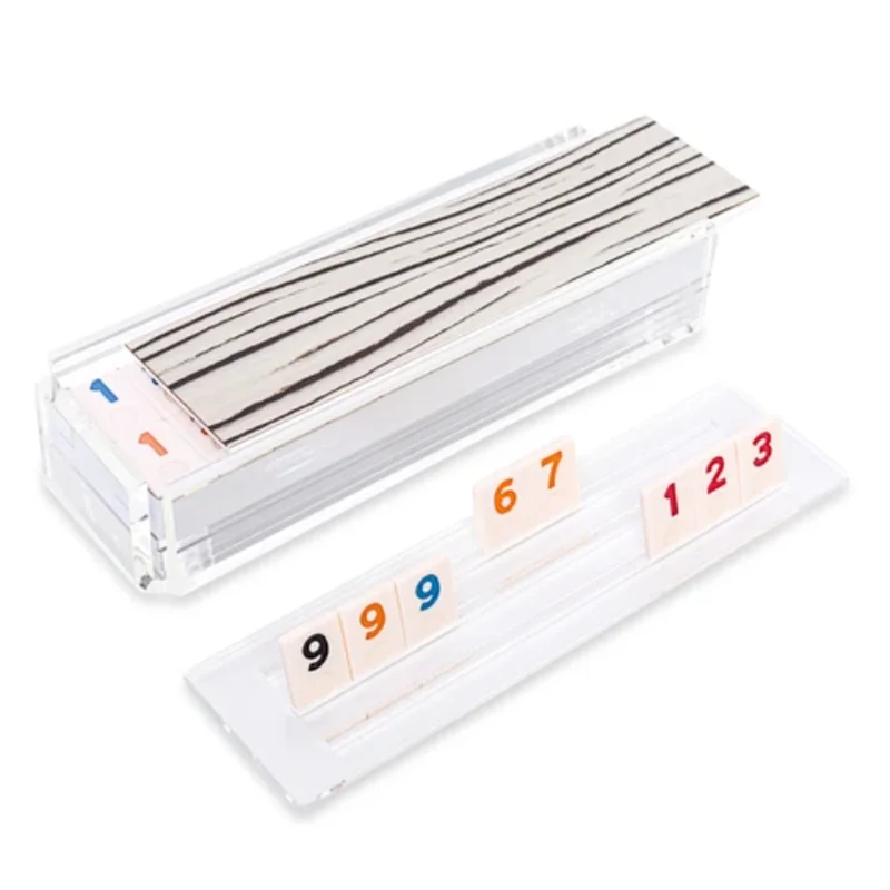 Lucite  Backgammon Mahjong Tic Tac Toe Game Custom Acrylic Rummiku