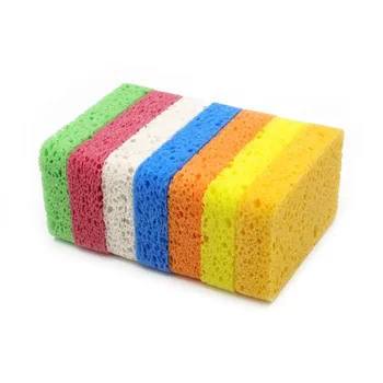 Kitchen Dish Washing Sponge Scouring Pads Household Cleaning Tools for Pan Pot Dish Wash Features Scrub Usage for Home