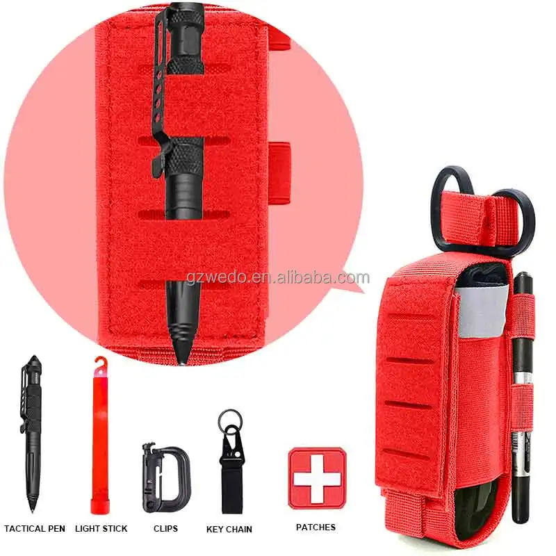 Upgrade Laser Cut Tactical Molle Tourniquet Pouch,Medical Scissors