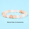 Clear ice aventurine