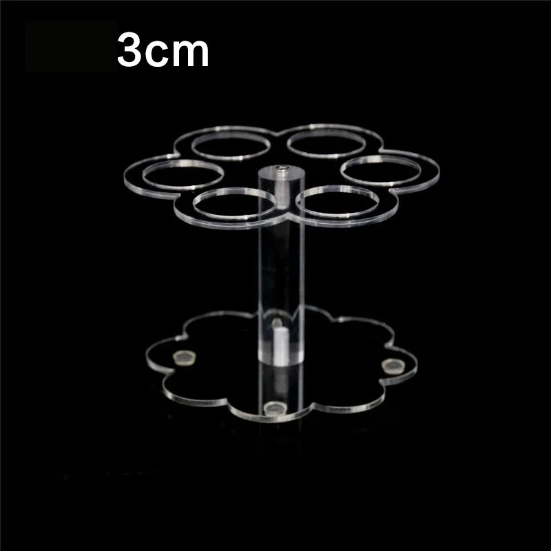 Transparent Custom Acrylic Ice Cream Cone Display Stand Holder for Kids