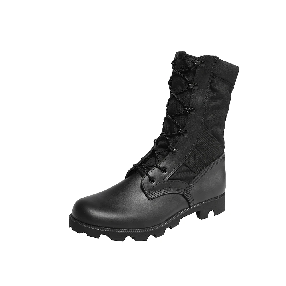 Custom Panama Tactical Combat Boots Suede Split Leather Tactical Jungle