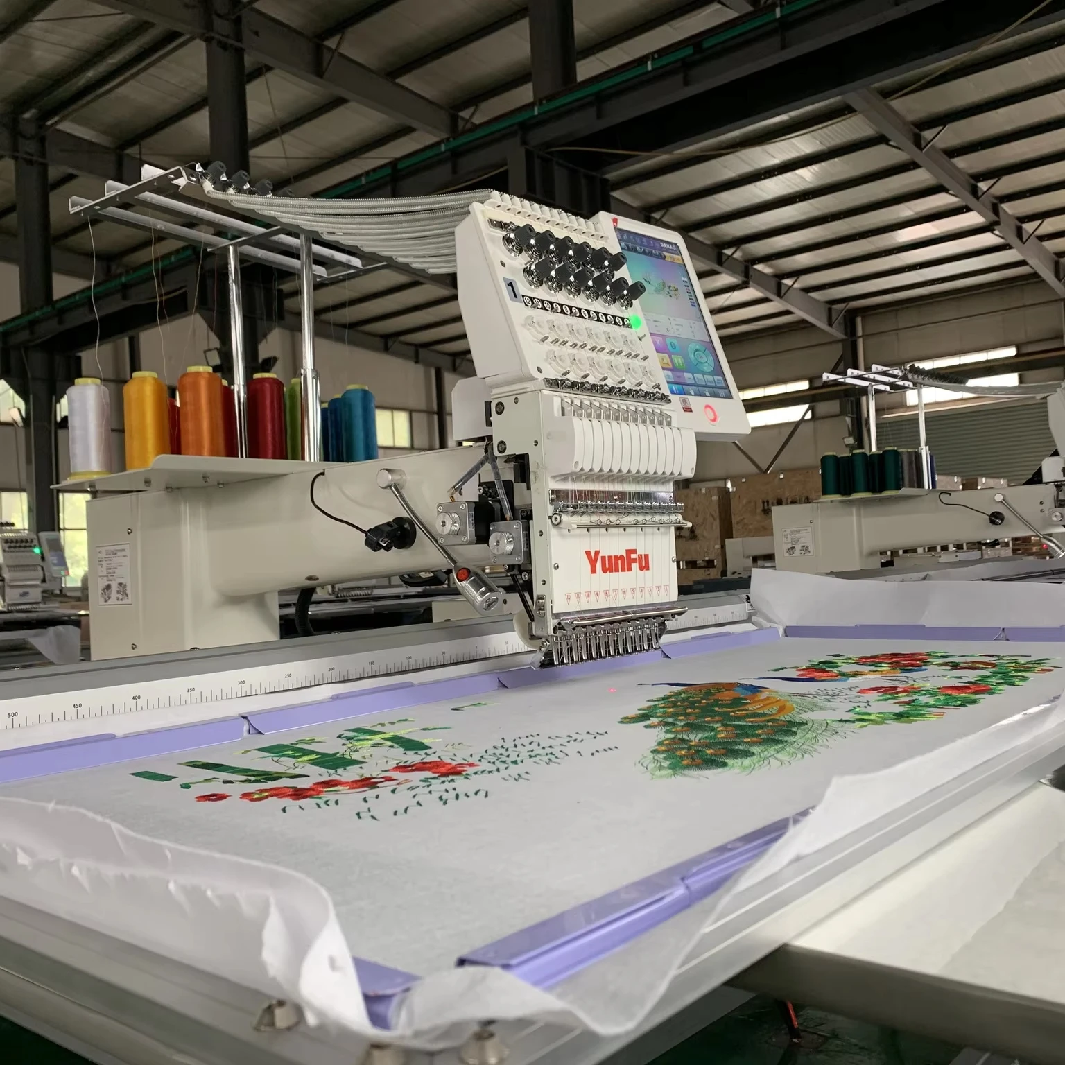 DDP Large Area High Quality Cap Embroidery Machine Computerized Embroidery Machine Clothes Single Head Embroidery Machine