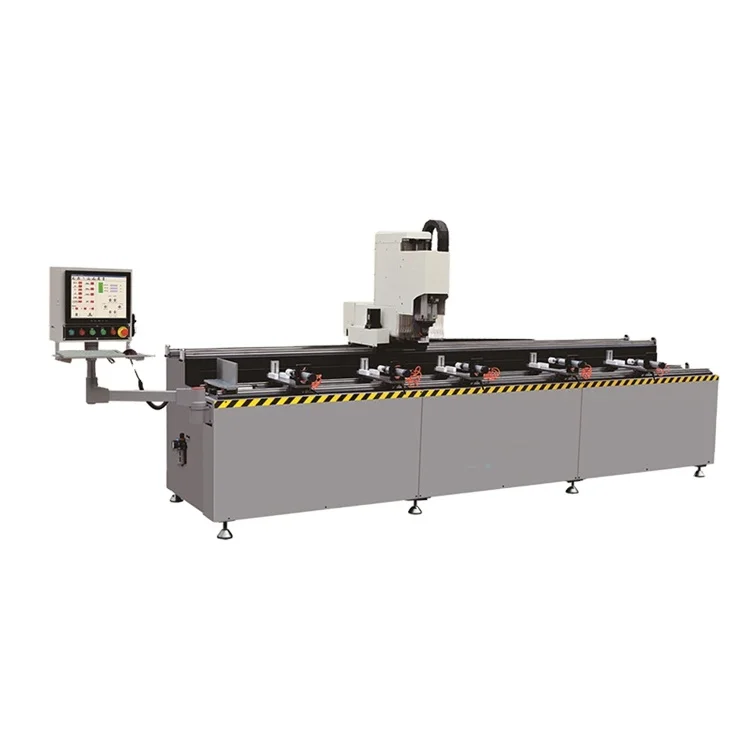 China Supply 6 Meter Aluminum Profile Automatic CNC 3 Axis Automatic Tool Change Aluminum Profile Milling And Drilling Machine