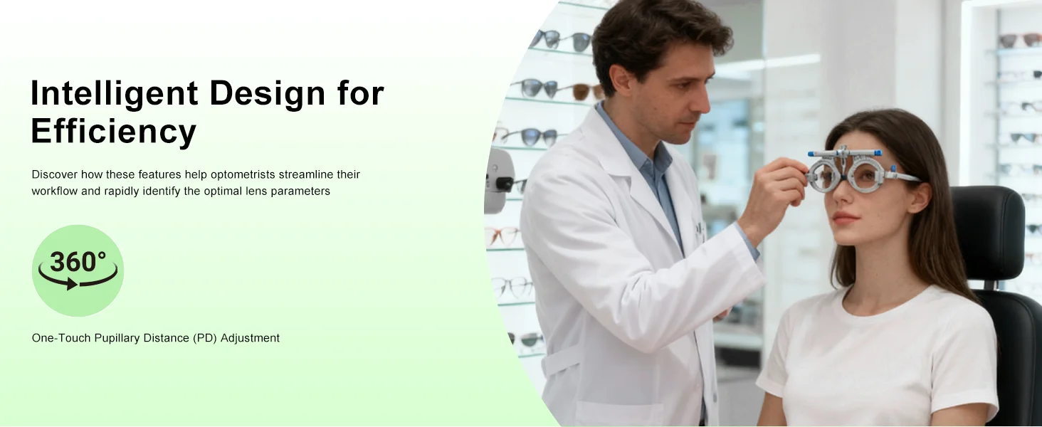 China Ophthalmic Universal Optometry Titanium Optical Trial Frame