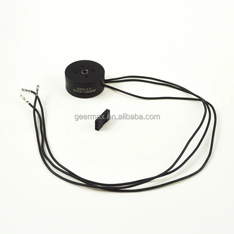 Drone Components for BDUAV 2204 260kv Gopro 808 Camera PTZ Brushless Motor 80T Hollow Shaft UAV Parts
