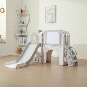 New Trend White Plastic Drawing Board Toy Small Indoor Playground Equipment Slide Kids Kindergarten Residential Use Made PE