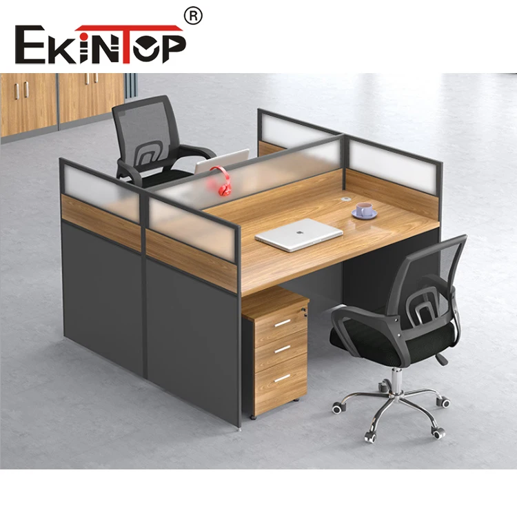 Ekintop Office Furniture Work Station Desk Wood Office Partition
