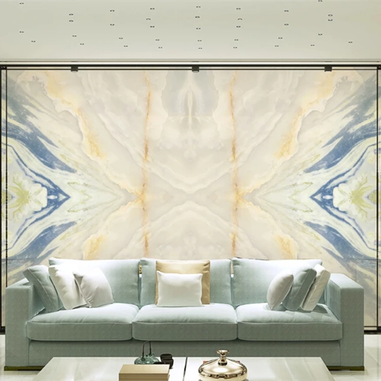 Open Book High Glossy Double UV PVC Wall Board Interior Marble Alternative