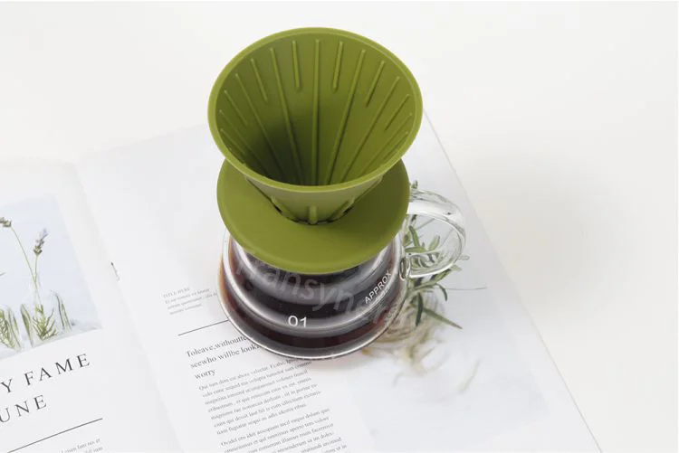 Hot Sale Food Grade Silicone Outdoor Portable Coffee Filter Cup