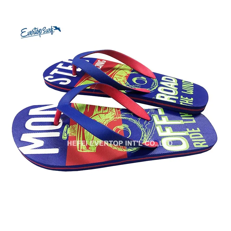 High Quality Branded Cheap Custom logo Men's Summer Rubber Flat Slides  slippers Pvc Beach Style Flip-flops slippers