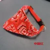 Babero triangular ajustable [Rojo China]