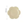 beige glaze pattern 8inch flat plate
