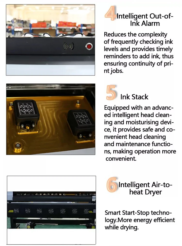 Sublimation Printer I3200 4720 Dual Head Dye Textile Sublimation Paper