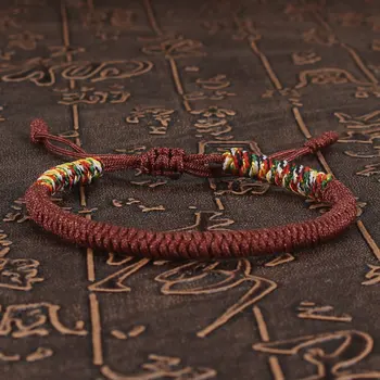 Tibetan buddhist store red string bracelet