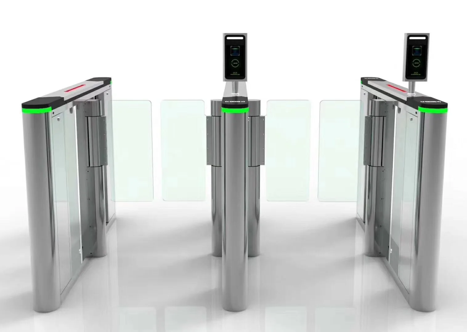 Zento Face Recognition Door Automatic Induction Speed Lane Turnstile for Supermarket Entrance and Exit