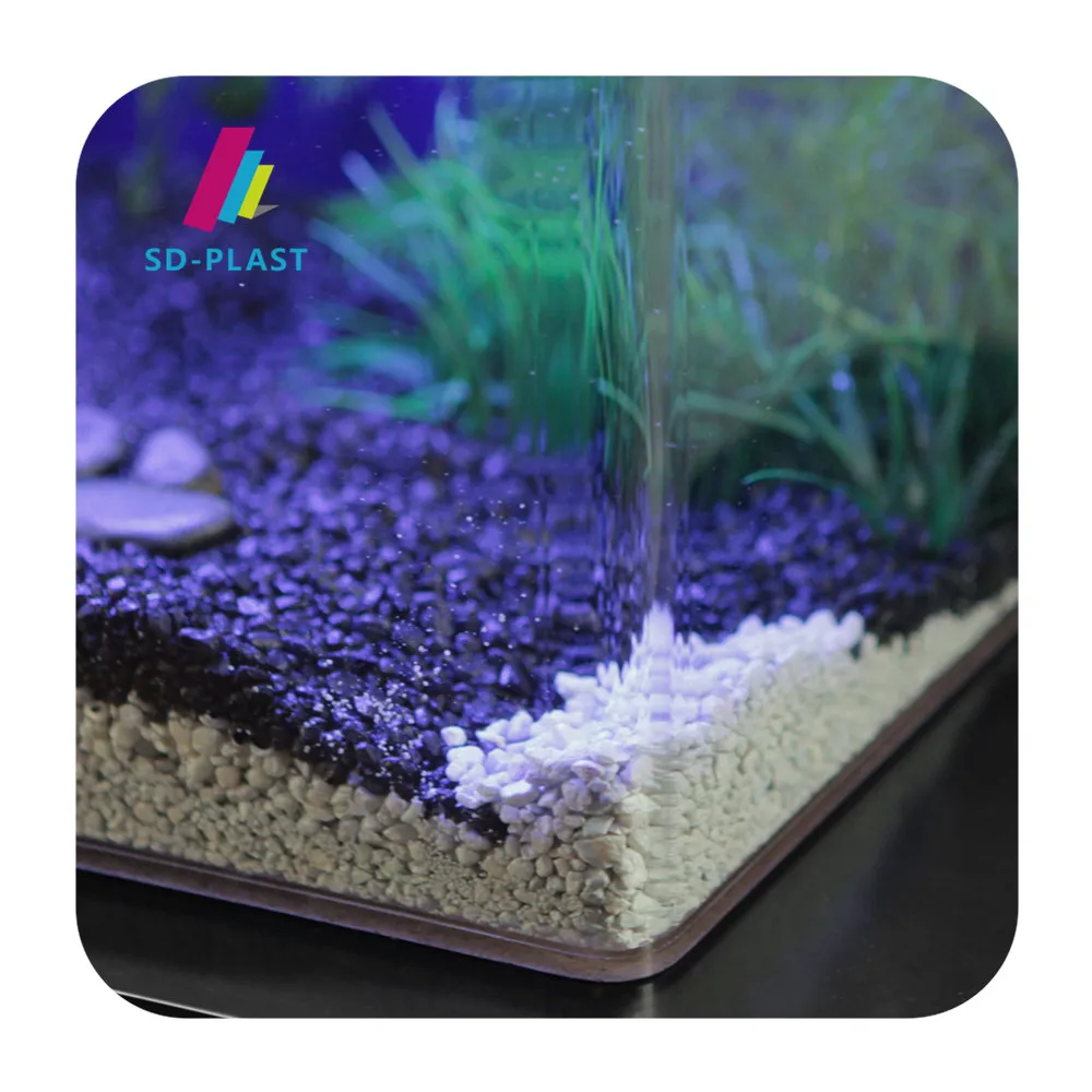 大型アクリルチューブ水槽シリンダー透明透明アクリル