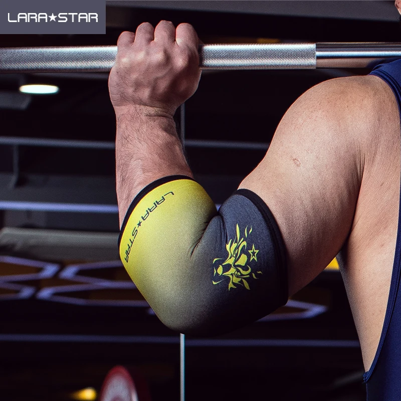 LS0530 Neoprene Elbow Compression Sleeves Sports Arm Support for Weightlifting
