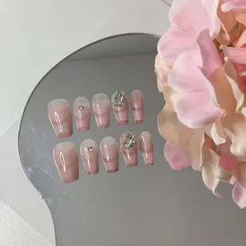 Fashionable Nail Art Colorful Pretty Style Good Quality False Nails With Drill