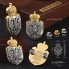 Spille 3D in oro e argento