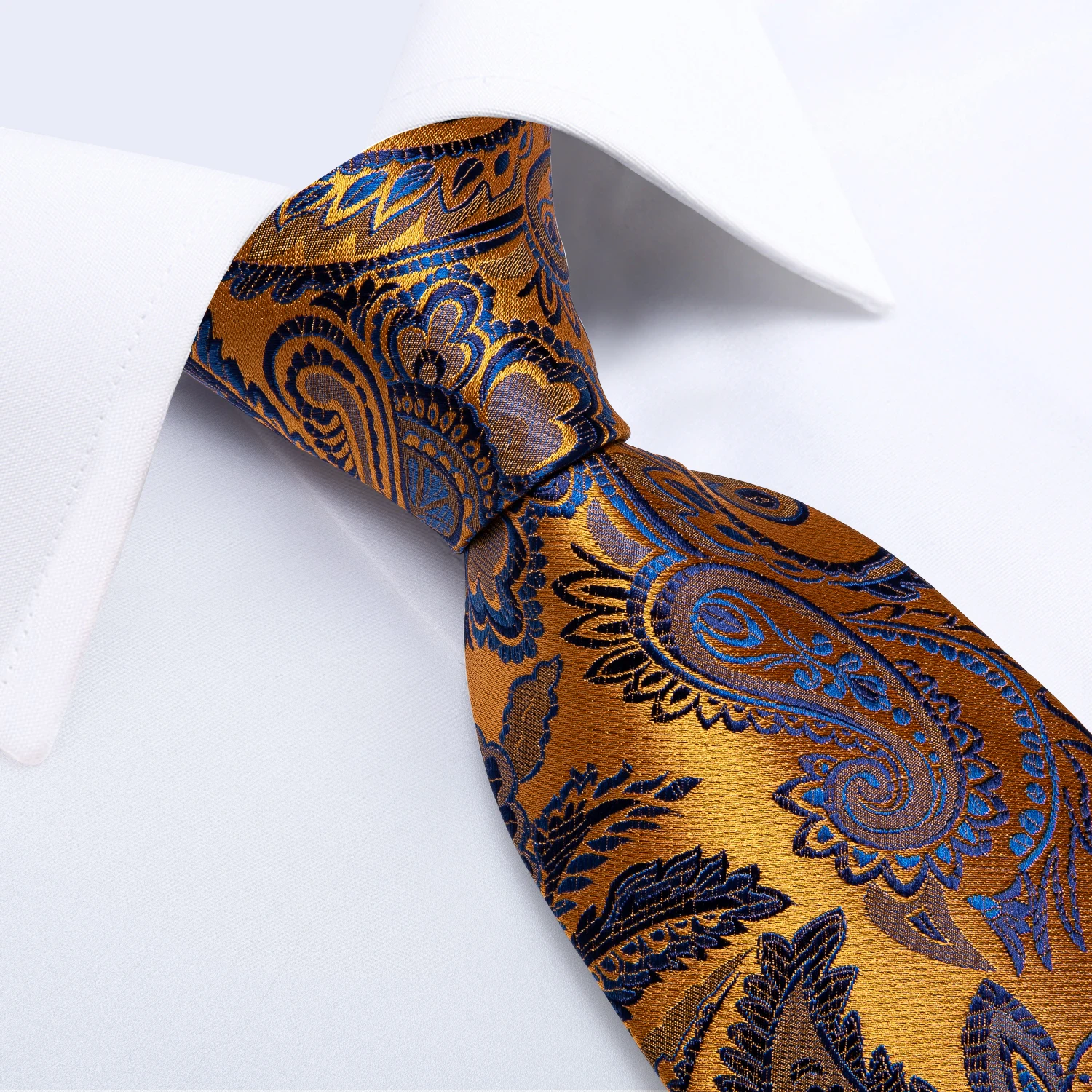 Factory Direct Sales Jacquard Woven Men Tie Italian Silk Paisley Ties Fashion Style Necktie Manufacturer