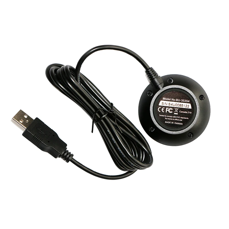 BU-353-S4 グローバルサット PCおよびラップトップ用USB GPSレシーバー 