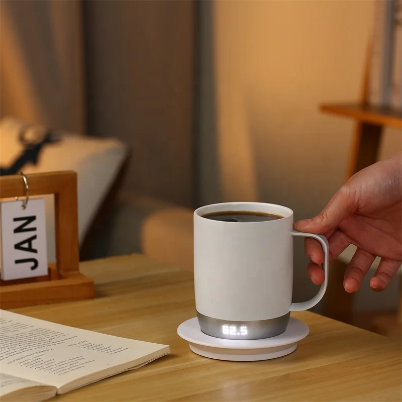 Warmer Battery Power Smart Temperature -Controlled Self-Heating Coffee Mug for Office Using