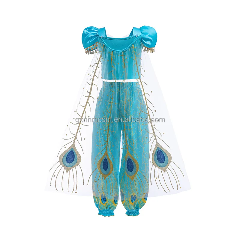 open lace back dress Aladdin 2019 Princess Jasmine Costume Live Action Outfits for Adults –  CoserZ main image 1