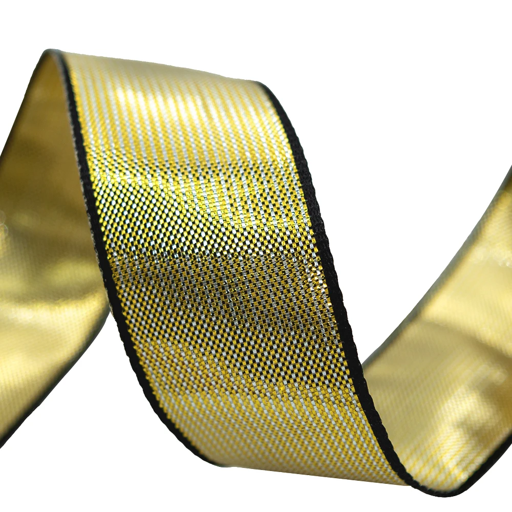 Лента металлическая с черными краями