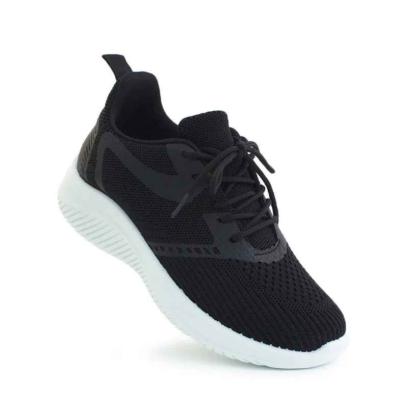 Summer Breathable Woven fabric mesh Comfortable Lightweight Casual shoes Plus-size Wholesale  women sports shoes