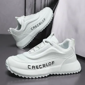 Customized Casual Sports Shoes with Logo, Breathable, Fashionable and Trendy Lace up Sports Men's Shoes