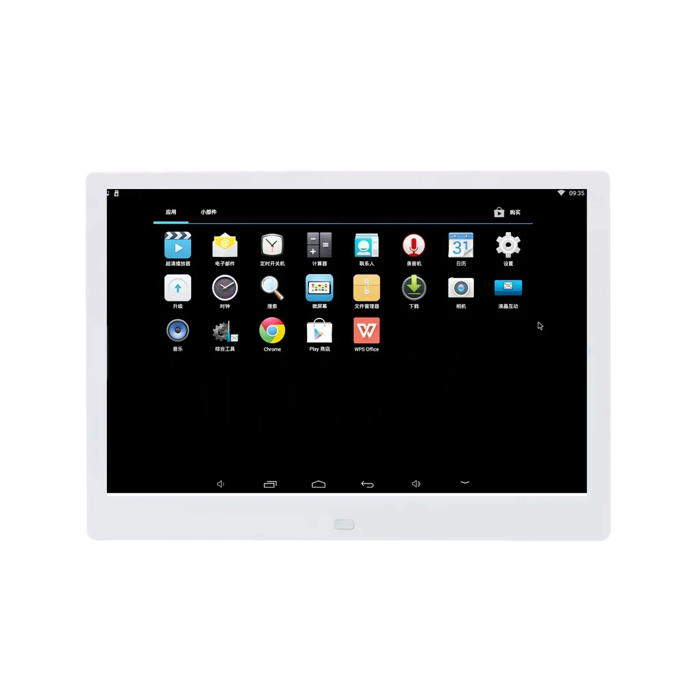Digital Photo Frame Android WIFI Surf Internet Download Install Apk Built-in Memory 12 Inch Advertising Machine