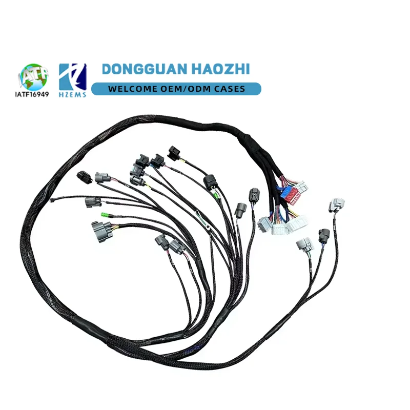 Cnch-OBD2-1 Tucked Engine Wiring Harness For Honda Civic Integra B16 B18 D16 1989-2000 Wires Cables