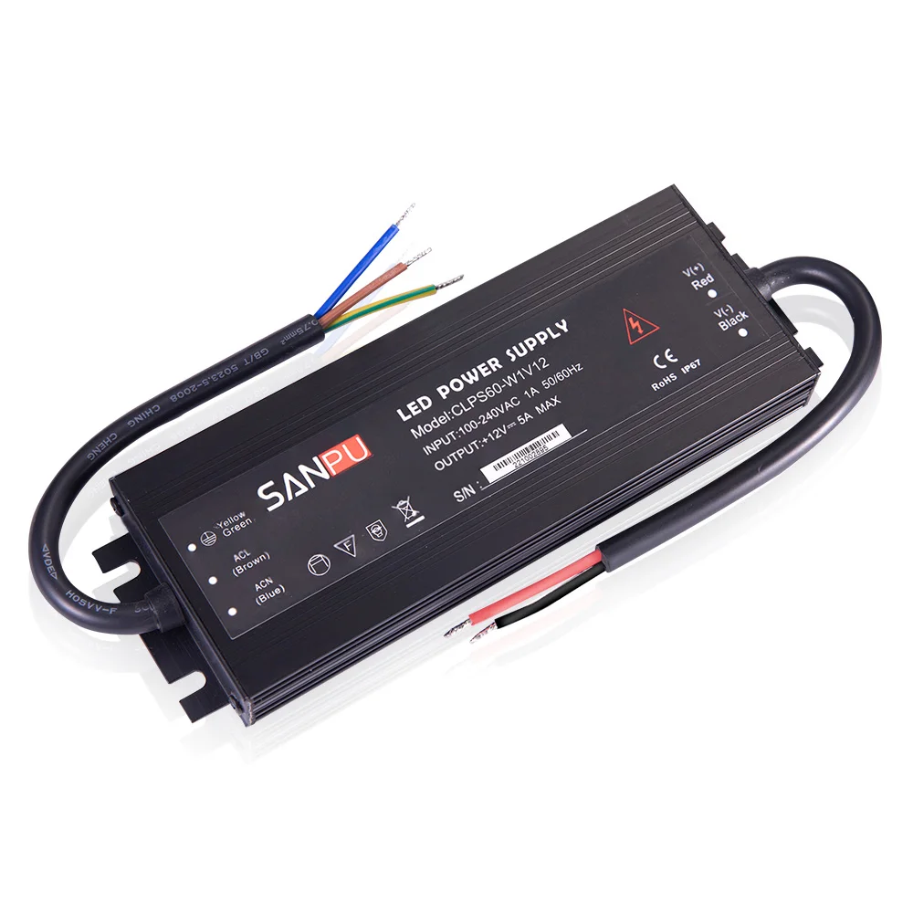 LED Driver for Bulb Lamp Strip Grow Cabinet Downlight Ceiling Panel Light TV Led Transformer Waterproof LED Power Supply