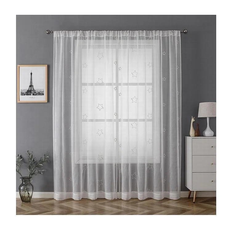 Star Glow Ready Made Curtain Owenie Luminous Glow In The Dark ...