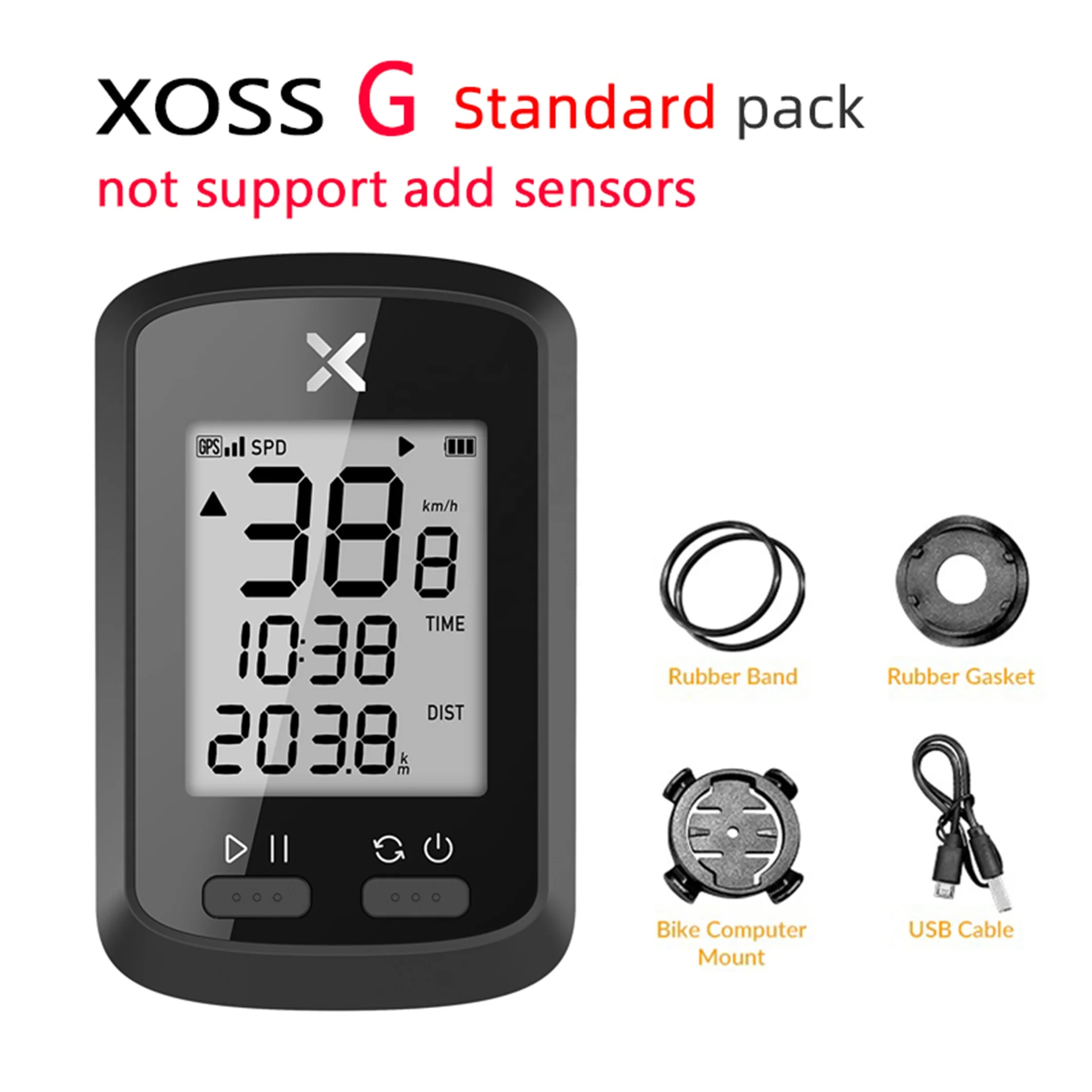 Heart Rate Monitor Xoss Cadence Sensor Strava XOSS G G+ GPS