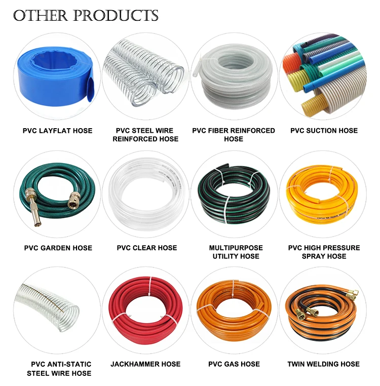 Quality Large Diameter Plastic Pvc Layflat Hose 1 2 3 4 6 8 10 12 Water ...