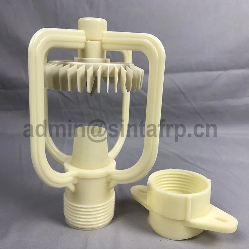 Threaded Type 360 Degrees Sprinkler Forced Draft Industrial Cooling Tower Water Spray Nozzle