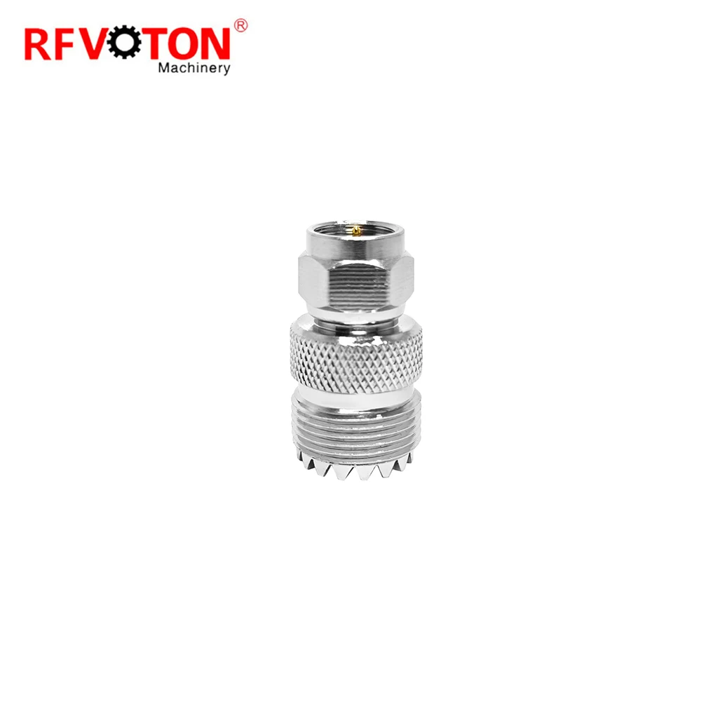 Factory Supply UHF PL259 Male Plug to F Female Jack Hembra Socket Coaxial Connector Adaptor Adapter in Stock ROHS (rf) Connector